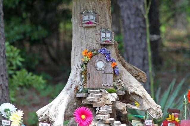 Fiesta del reino encantado de las hadas:Decoración mesas