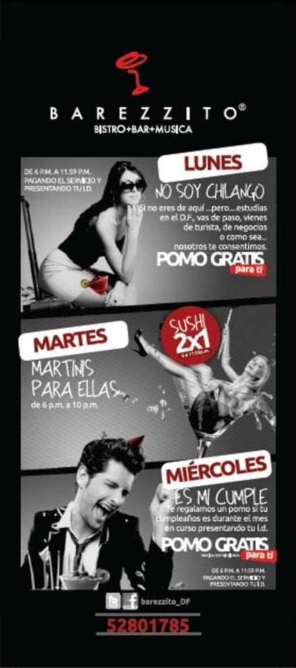 Promociones Barezzito Bar