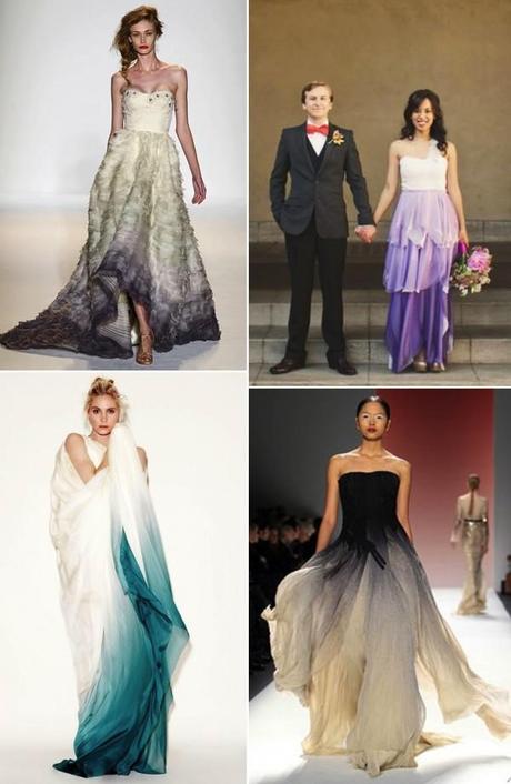 10 formas de añadir un toque “ombre” a tu boda/ 10 ways to give your wedding an ombre touch