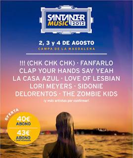 Anni B Sweet, Fuel Fandango, La Bien Querida....Nuevos Nombres del Santander Music Festival