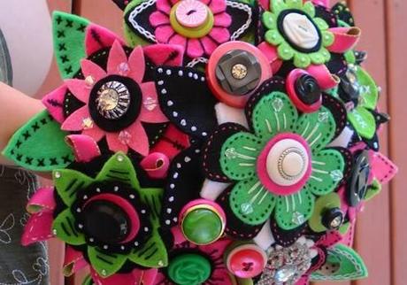 Ramos de Novia Con Flores Artesanales