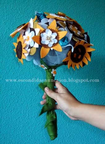 Ramos de Novia Con Flores Artesanales