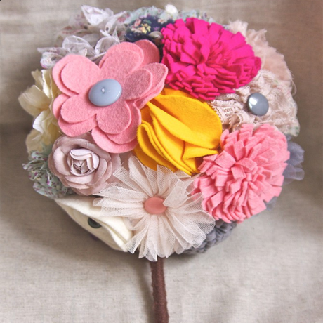 Ramos de Novia Con Flores Artesanales