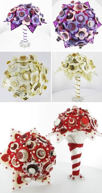 Ramos de Novia Con Flores Artesanales