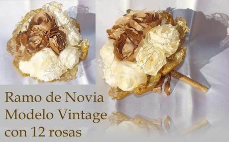 Ramos de Novia Con Flores Artesanales