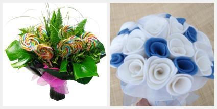 Ramos de Novia Con Flores Artesanales