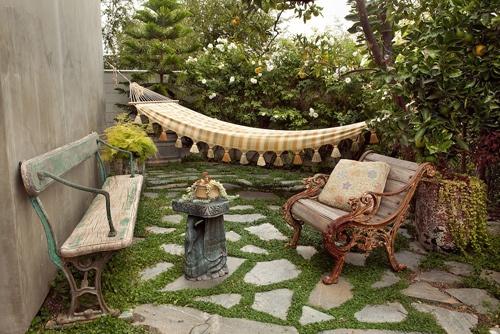 El patio de mi casa...