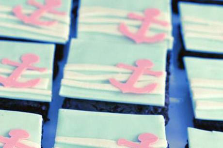 baby shower pasteles con ancla