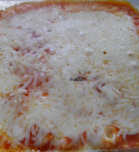 Pizza de harina de maíz - Polenta con queso