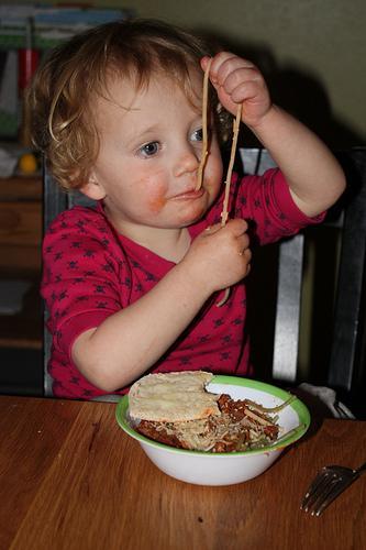 Los niños comen la misma cantidad tanto si se sirven solos como si les sirven la comida