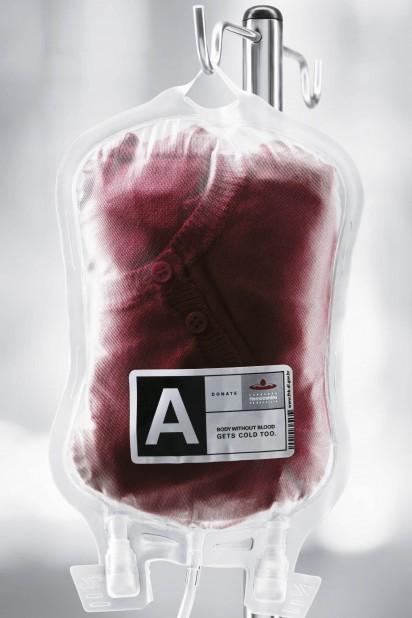 Unas gráficas para la donación de sangre diferentes
