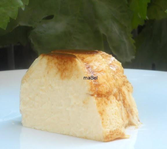 Flan de yogur griego