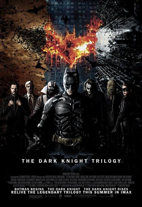 Fan-póster de la trilogía de Batman dirigida por Nolan