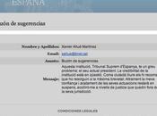 Carta Consejo General Poder Judicial