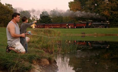 Father and Son fishing