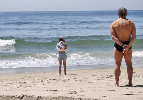 Father and Daughter in Malibu