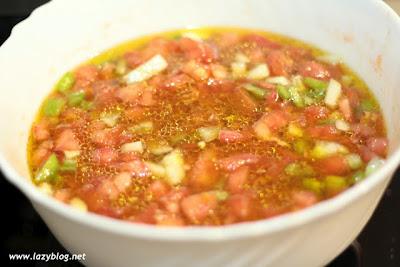Gazpacho a la Antigua o en ensalada