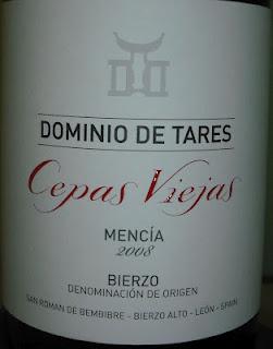 Mencía 2008 Cepas Viejas, de Dominio de Tares