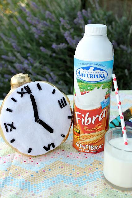 Magdalenas de leche y naranja con Fibra de Central Lechera Asturiana