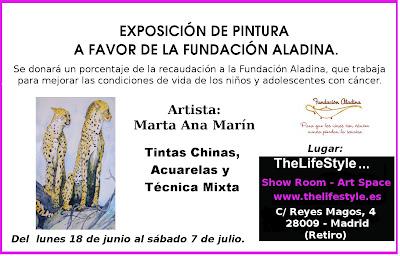 INVITACIÓN. EXPOSICIÓN  DE PINTURA EN THELIFESTYLE.