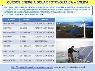 Cursos de energías renovables en julio