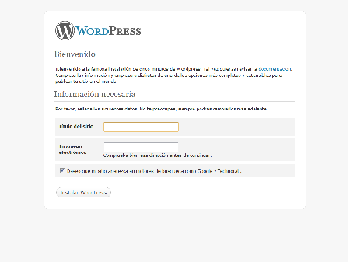 primera pantalla de instalación de wordpresss primera pantalla de instalación de wordpresss