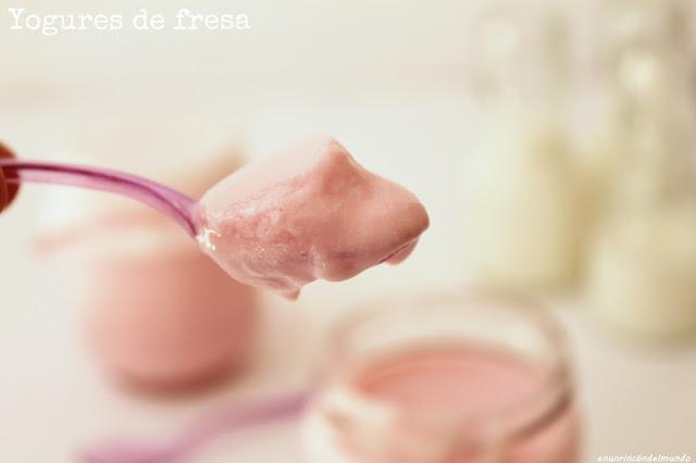 Yogures de fresa