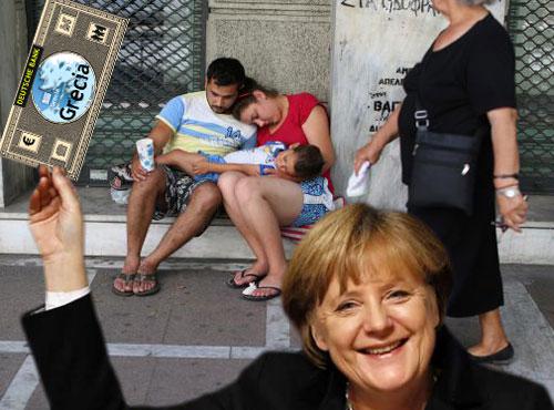 Angela Merkel gana elecciones Grecia