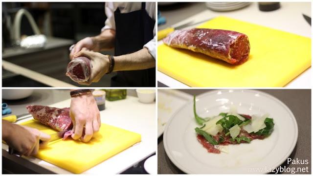 Un menú cocinado con productos Gourmet