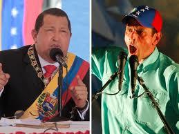Se acreditaron los candidatos a la elección presidencial en Venezuela: La propuesta socialista de Chávez y el neoliberalismo de Capriles.