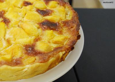 El Recetario: Tarta de melocotón