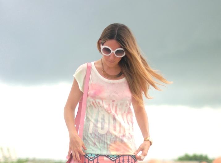 Camiseta Forever Young en el blog de moda Mes Voyages à Paris