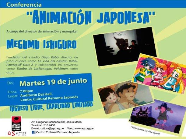 Animador Megumu Ishiguro (Pokemon) en Lima