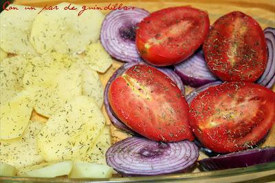 Pechuga de pollo rellena de salsa de setas