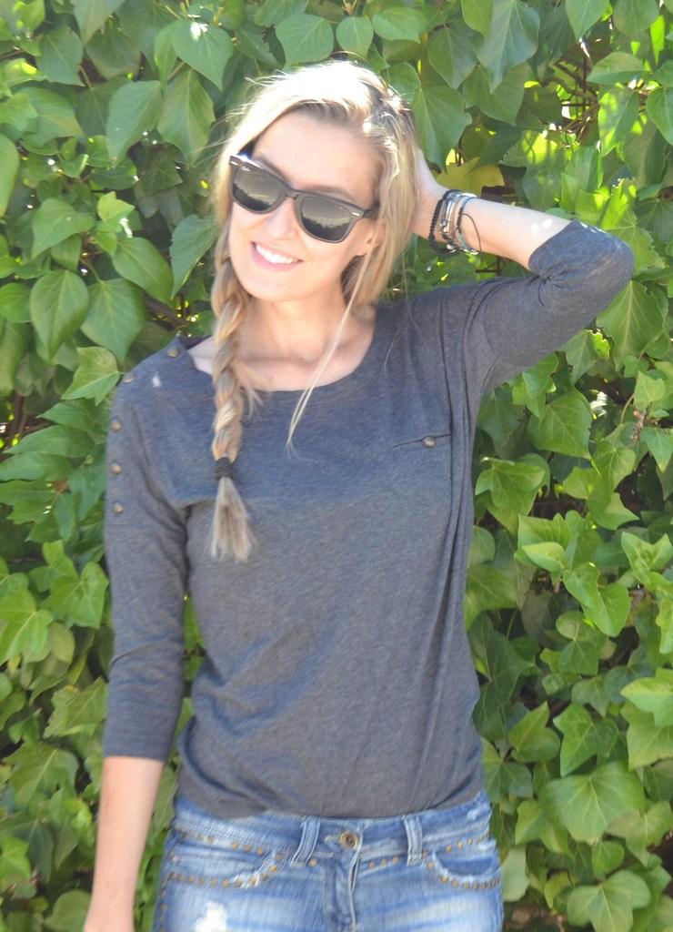 Pink sandals with shorts