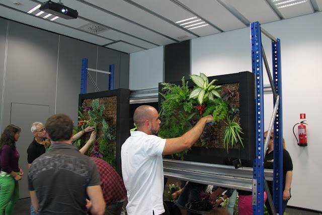 Curso de jardines verticales.