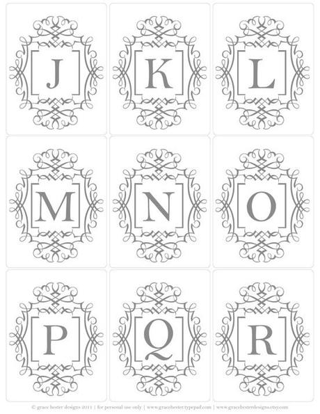 Imprimibles: Abecedarios