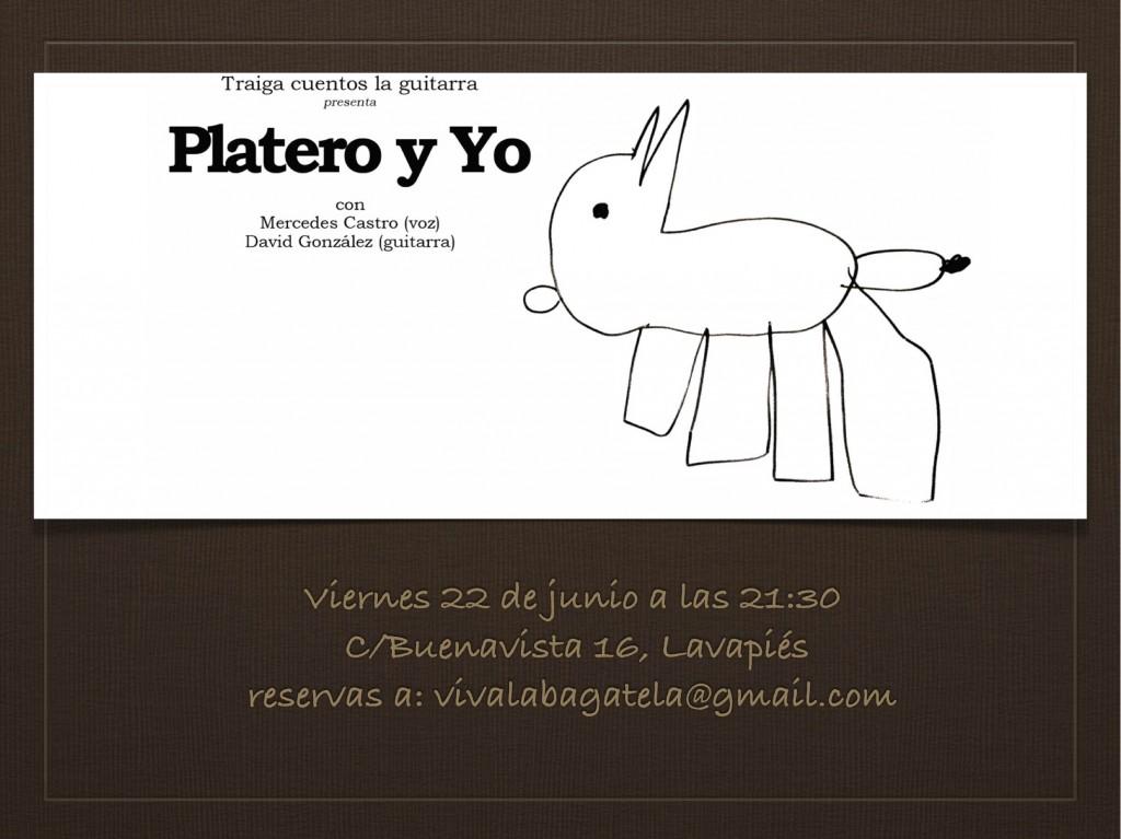 TRAIGA CUENTOS LA GUITARRA: Suite PLATERO Y YO