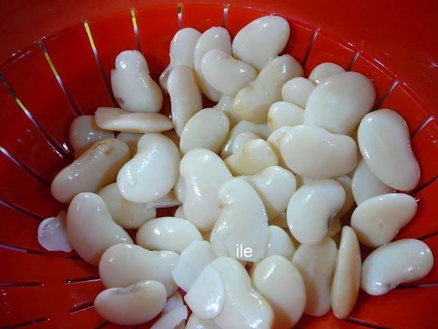 Porotos o judiones en aceite con ajo y perejil