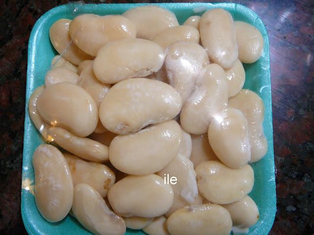 Porotos o judiones en aceite con ajo y perejil