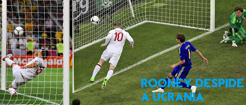 Rooney despide a Ucrania. Francia en Cuartos | Euro12