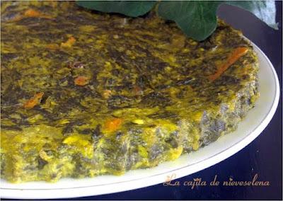 Tarta de espinacas 0%