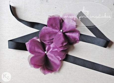 DIY. Corsage de flores de tul/Tulle flower corsage-01