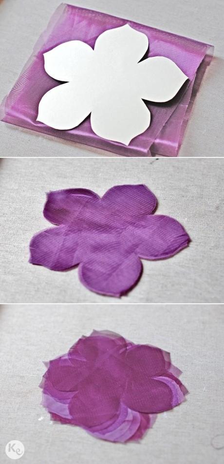 DIY-Corsage con flores de tul/Tulle flowers corsage-01