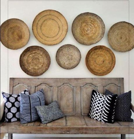 interiors_basket_wall_rect540 Cestas para decorar paredes – Baskets as wall art