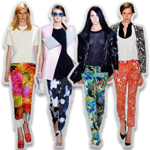 Printed Pants Street Style