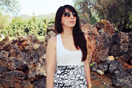 Look of the day: Partly marbled dress Maxidress_lovelystyle9