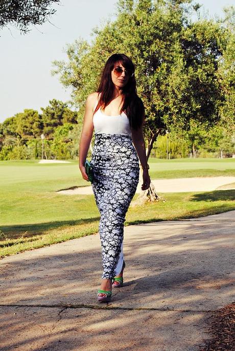 Look of the day: Partly marbled dress Maxidress_lovelystyle3