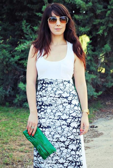Look of the day: Partly marbled dress Maxidress_lovelystyle4