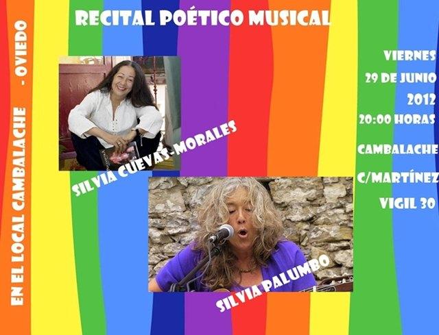 Recital Poético Musical con Silvia Cuevas-Morales y Silvia Palumbo en Oviedo